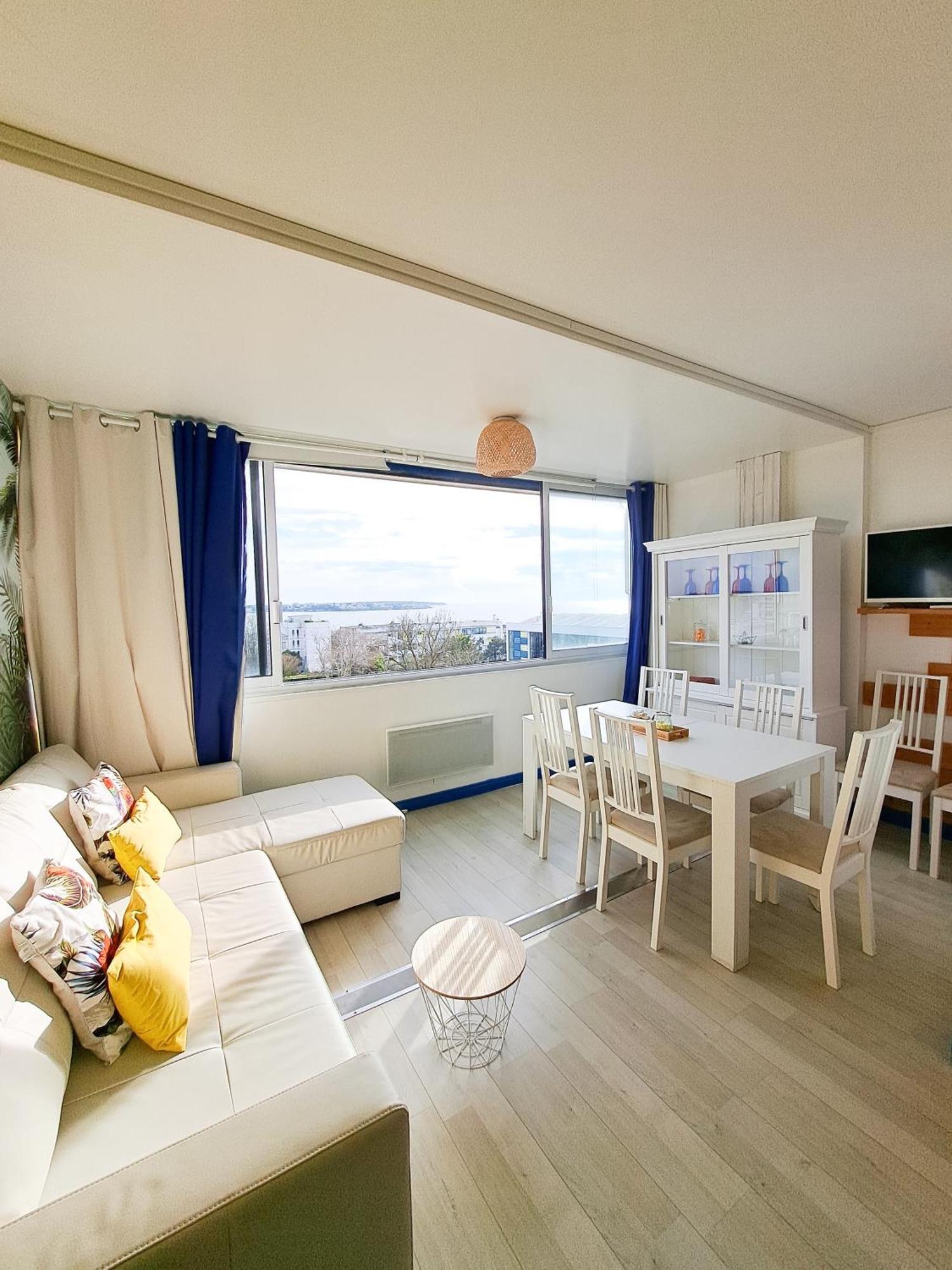 L'Escale - Vue Mer, Plage, Centre Ville, Ideal Pour Couple Роаян Екстериор снимка